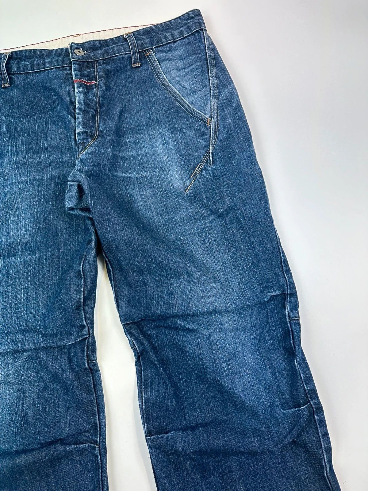 Marithe + Francois Girbaud Marithé + François Girbaud Baggy Denim Jeans Pants Size US 36 / EU 52 - 3 Thumbnail