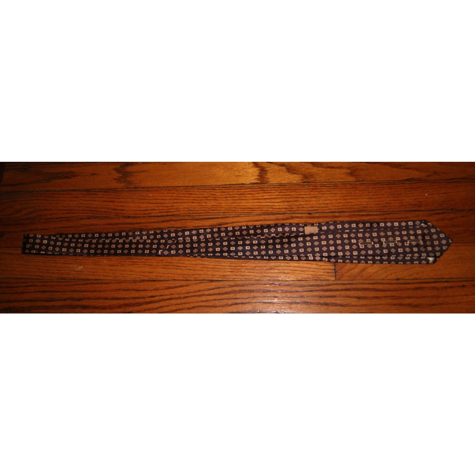 Vintage vtg 50s 60s Smoothie Button Down Skinny Tie Repp Necktie Size ONE SIZE - 5 Thumbnail