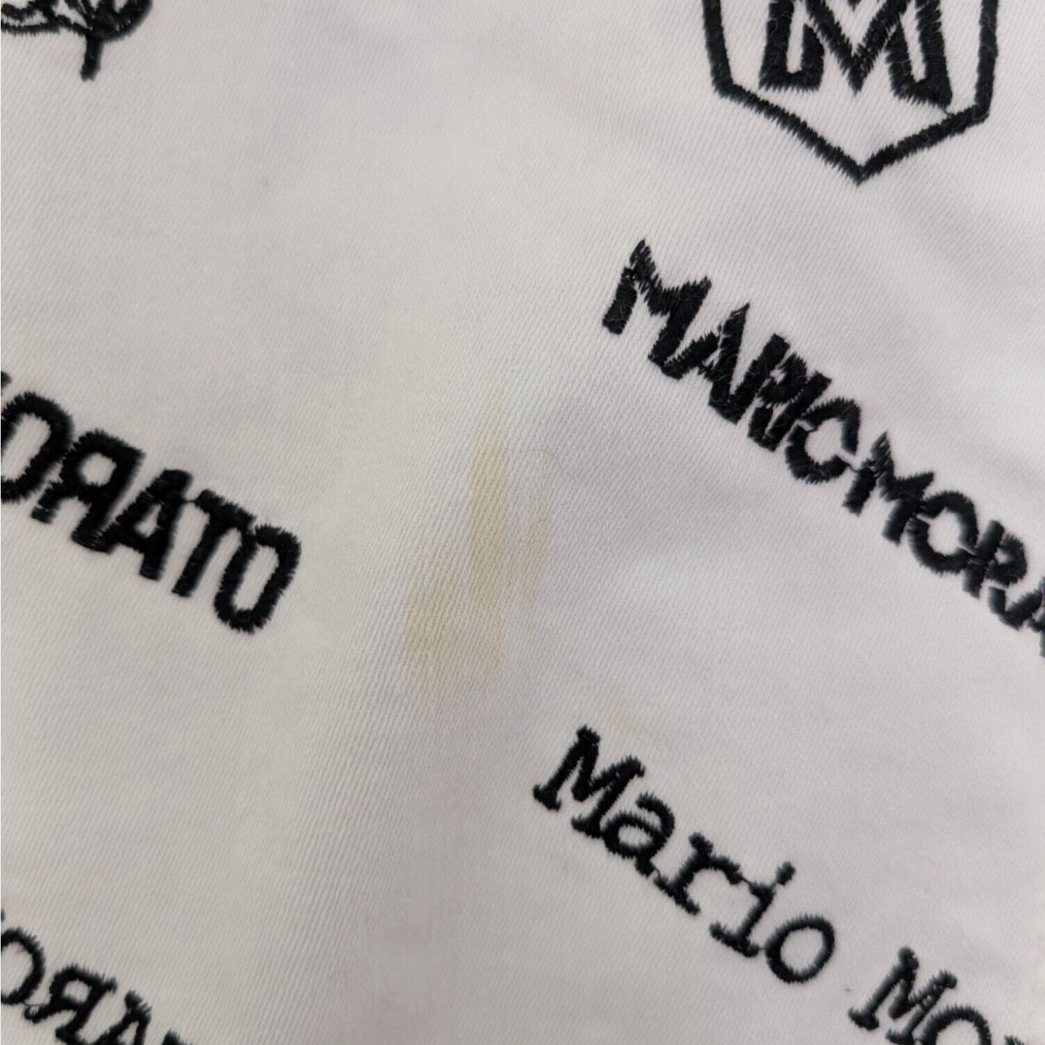 Designer Mario Morato Embroidered Denim Jacket Mens Size XL White Ski Size US XL / EU 56 / 4 - 12 Thumbnail
