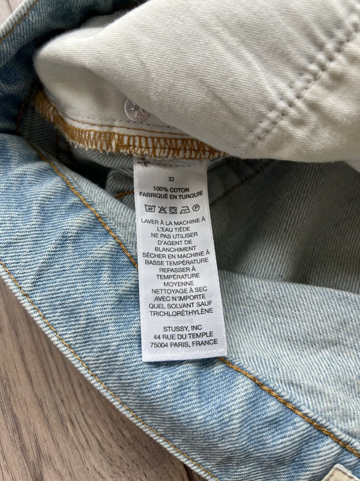 Stussy Stussy Denim Big Ol Short Washed Blue 32 Size US 32 / EU 48 - 7 Thumbnail