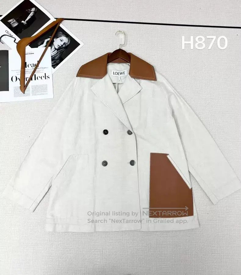 Loewe Loewe Leather Patches Jacket Size 4XL / US 24-26 - 1 Thumbnail