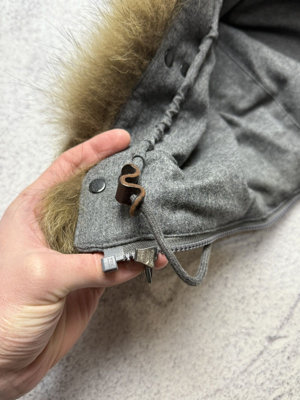 Moncler Moncler Hood Natural Fur Size ONE SIZE - 6 Thumbnail