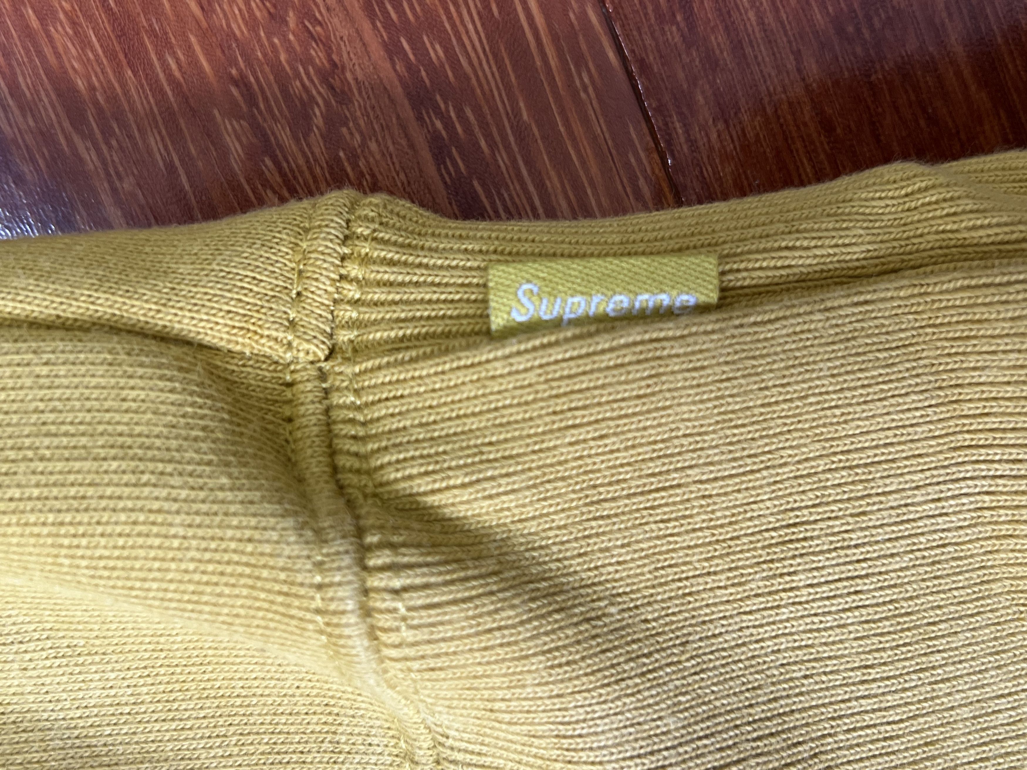 Supreme 💚 FW18 Supreme Flowers Mustard Embroidered Hoodie NEW Size US L / EU 52-54 / 3 - 6 Thumbnail