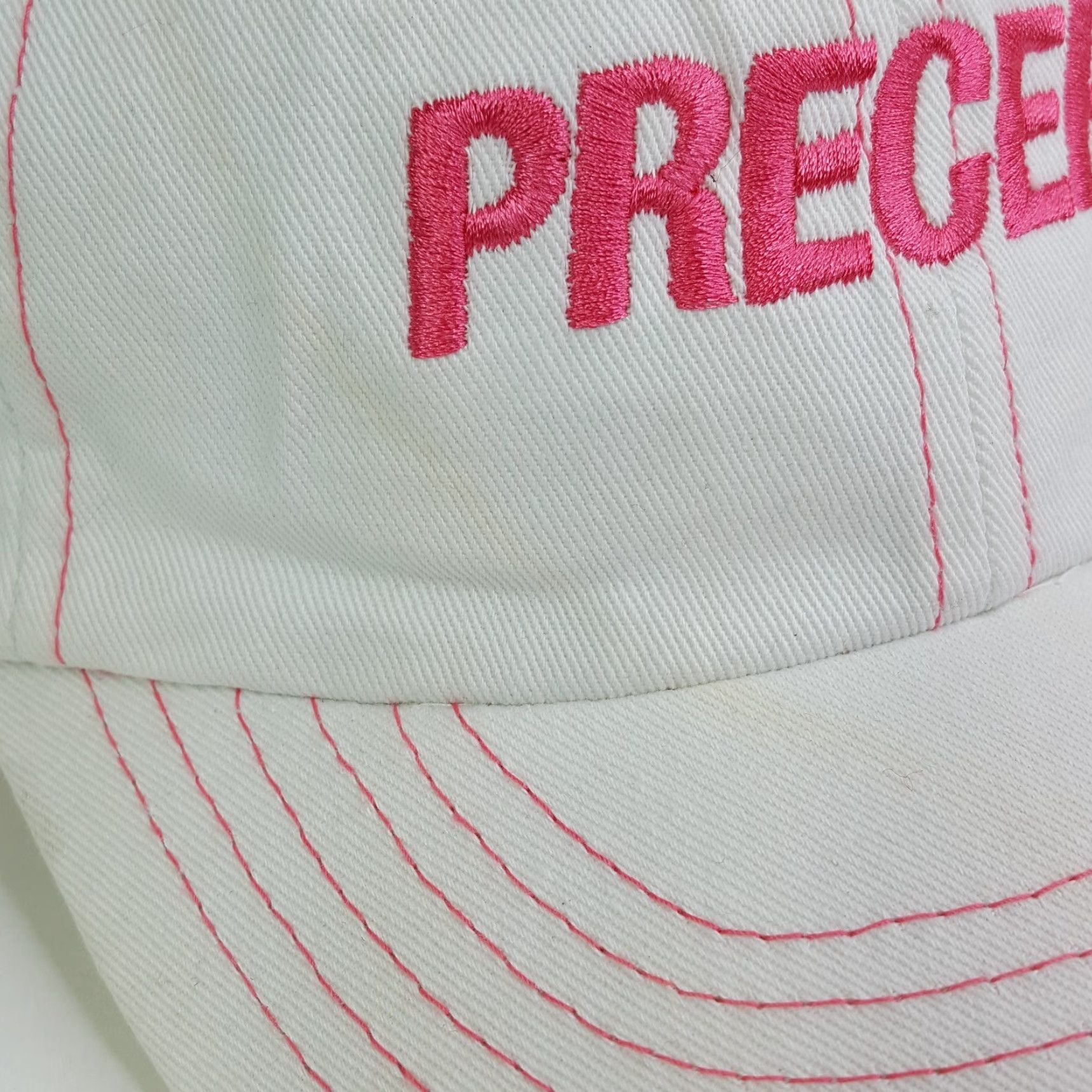 Pinko VINTAGE Precept Golf Women's Adjustable PGA Sports Hat Baseball Cap Pink White Size ONE SIZE - 5 Thumbnail