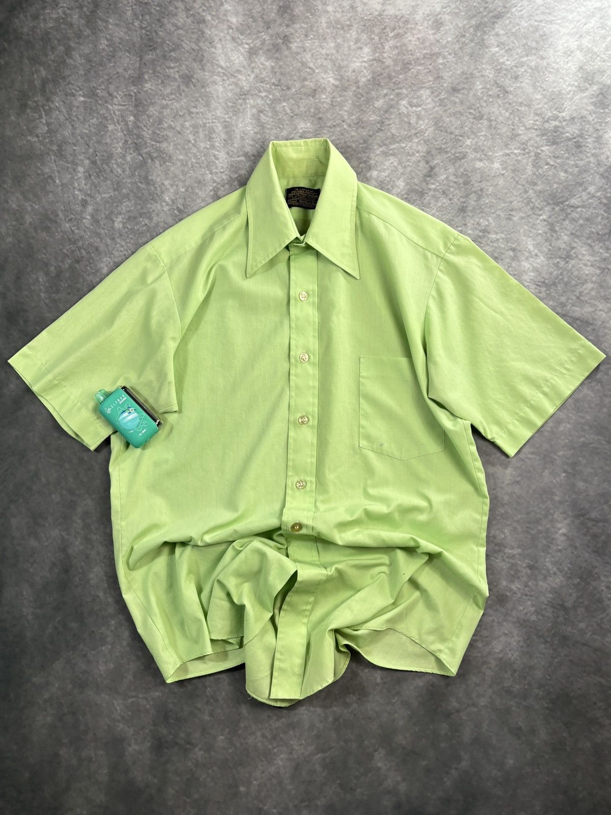 Sears 1970s Vintage Sears Shortsleeve Bowling Work Shirt 60s Size US S / EU 44-46 / 1 - 1 Thumbnail