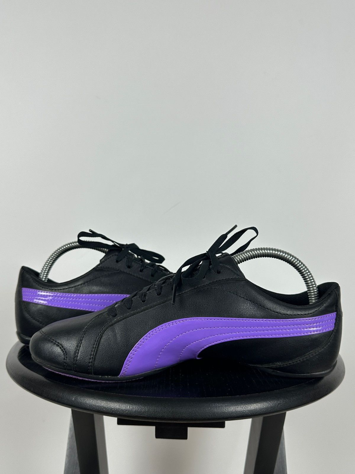 Puma Vintage Puma SpeedCat Y2K Leather Black/Purple Sneakers Size US 9 / IT 39 - 9 Thumbnail