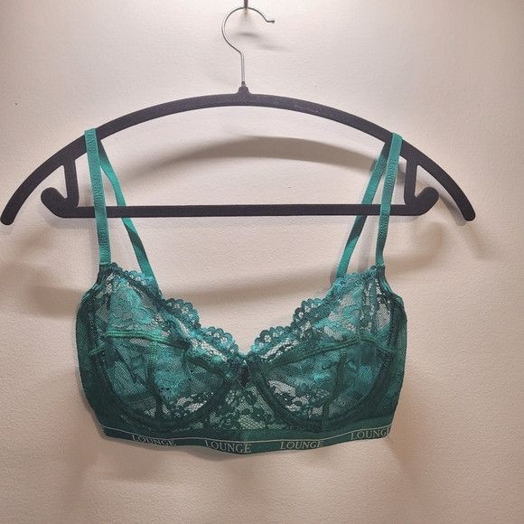 Other Lounge Blossom Balcony Bra In Emerald Green - 34E Size ONE SIZE - 1 Thumbnail