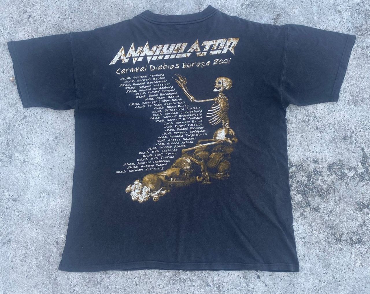 Band Tees Vintage Annihilator Canada Thrash Metal Band Tshirt Size US L / EU 52-54 / 3 - 2 Thumbnail
