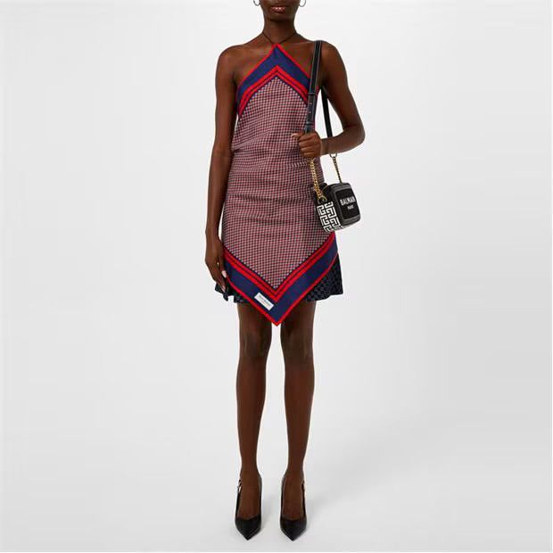Balmain o1g2r1mq0924 Scarf Top in Multicolor Size S / US 4 / IT 40 - 6 Thumbnail