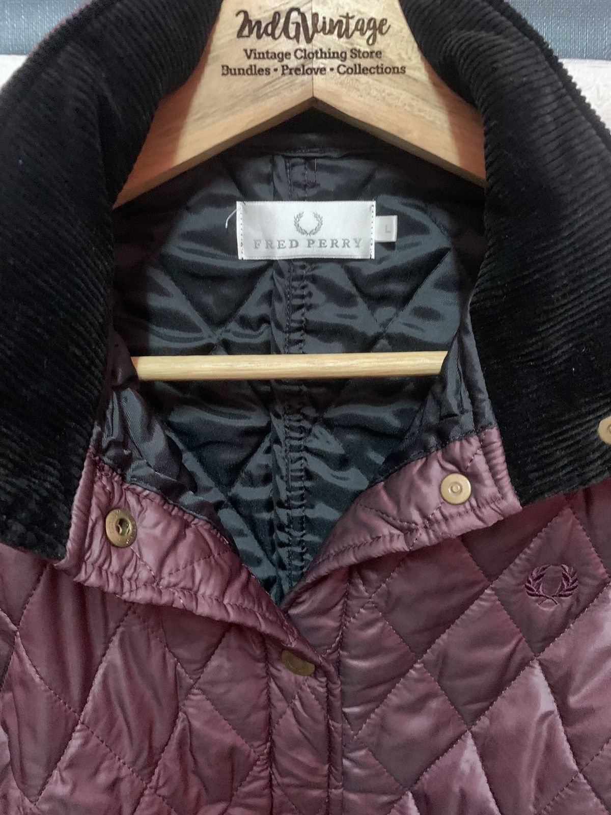Fred Perry × Vintage RARE!! Jacket FRED PERRY Size L / US 10 / IT 46 - 3 Thumbnail