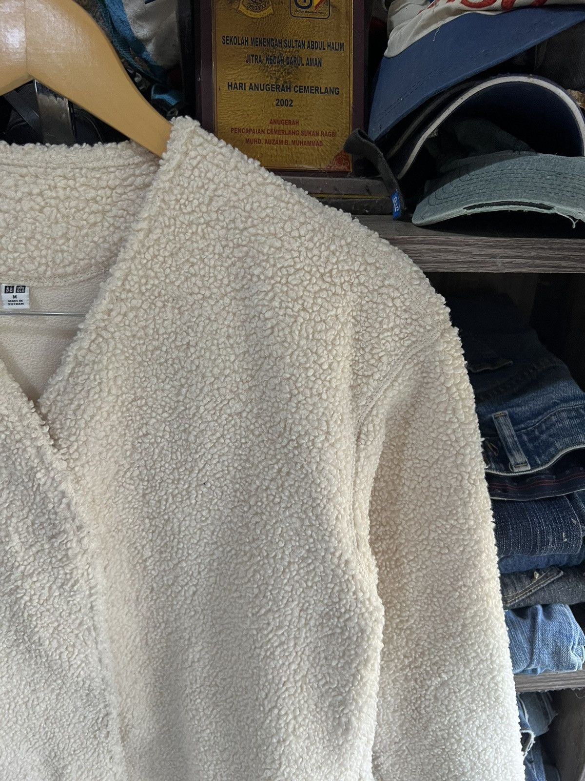 Uniqlo 🔥Uniqlo Deep Pile Sherpa Long Cardigan Size US S / EU 44-46 / 1 - 4 Thumbnail