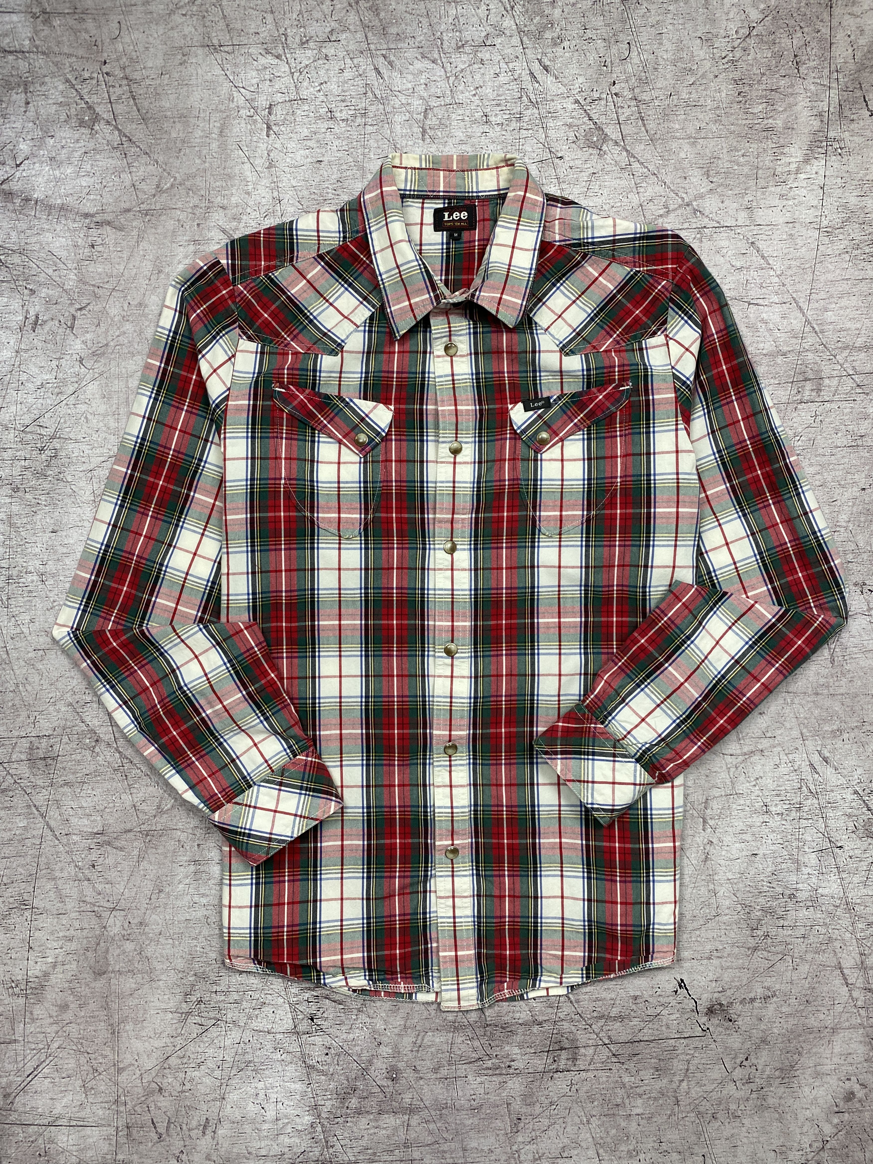 Lee × Vintage Lee Vintage Mens Plaid Long Sleeve Shirt Size US M / EU 48-50 / 2 - 1 Thumbnail