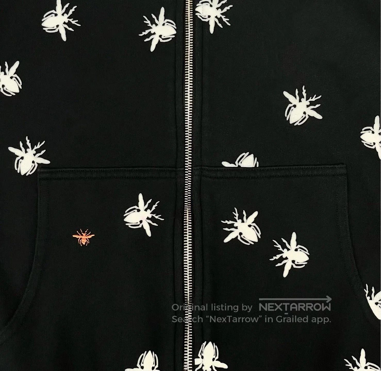 Dior Dior Bee Embroidered Zip Hoodie. Size US S / EU 44-46 / 1 - 6 Thumbnail