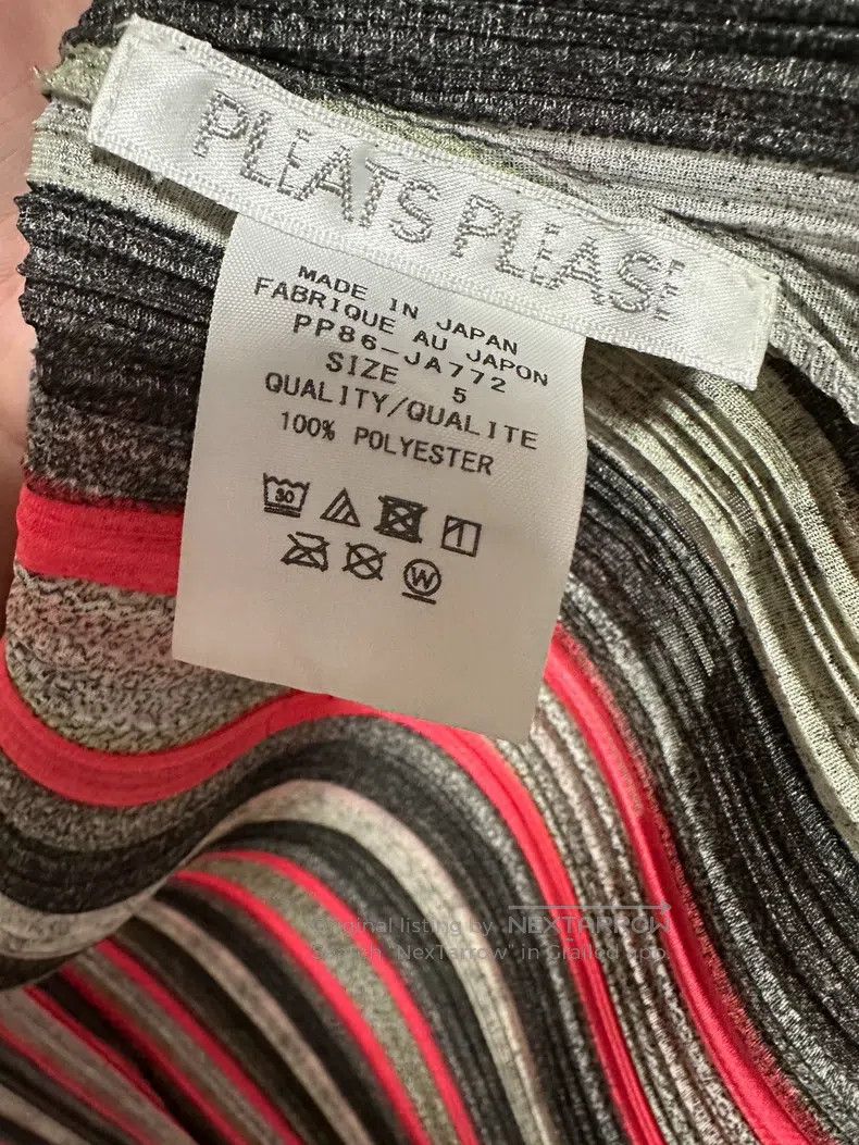 Issey Miyake Issey Miyake Red-black-gray Striped Long Cardigan Size XXL / US 16-18 / IT 52-54 - 4 Thumbnail