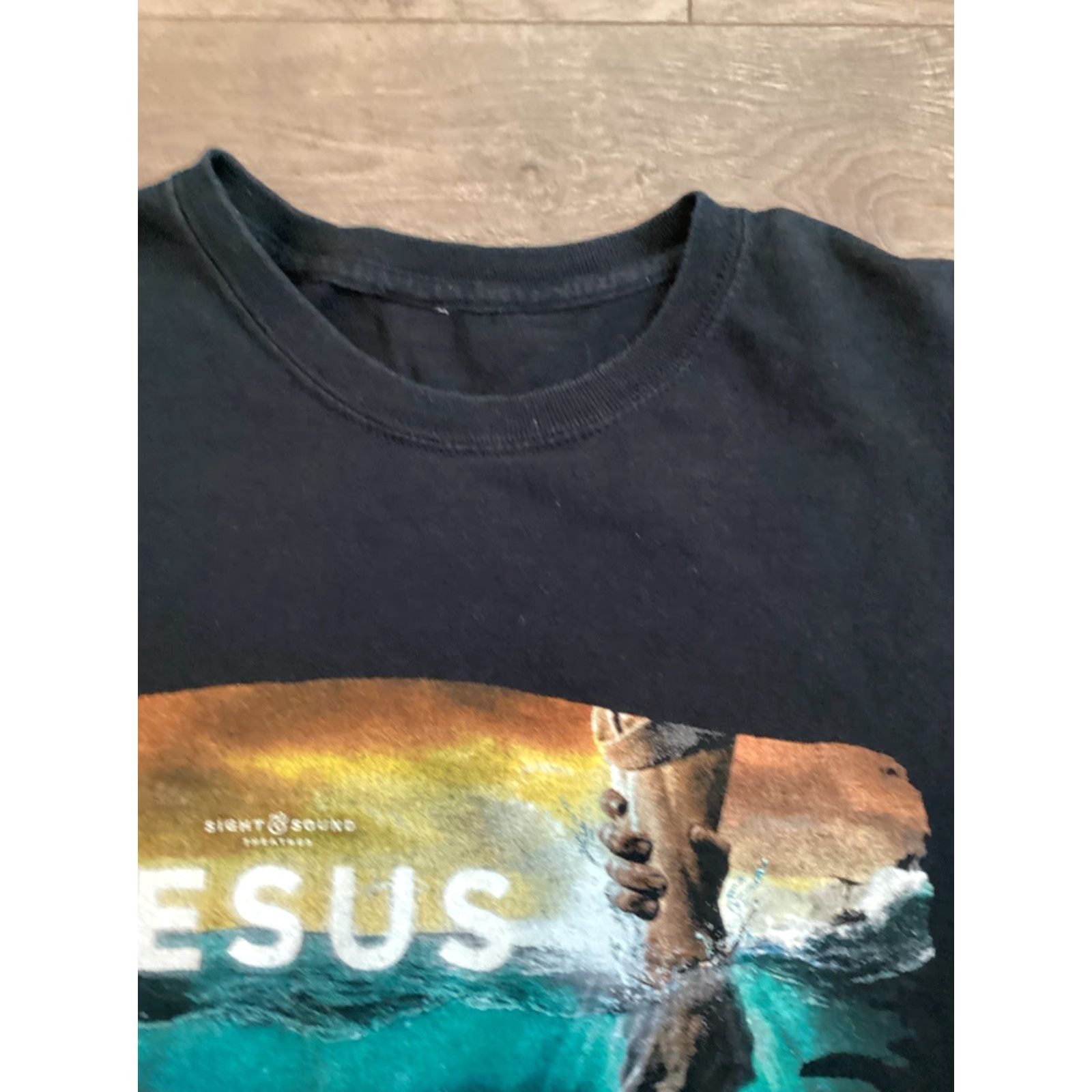 Vintage VINTAGE Jesus Movie Graphic Shirt XL Men Black Cotton 2020 Movie Theme Jesus Print T-Shirt Mens XL Cut Tag Size US XL / EU 56 / 4 - 3 Thumbnail