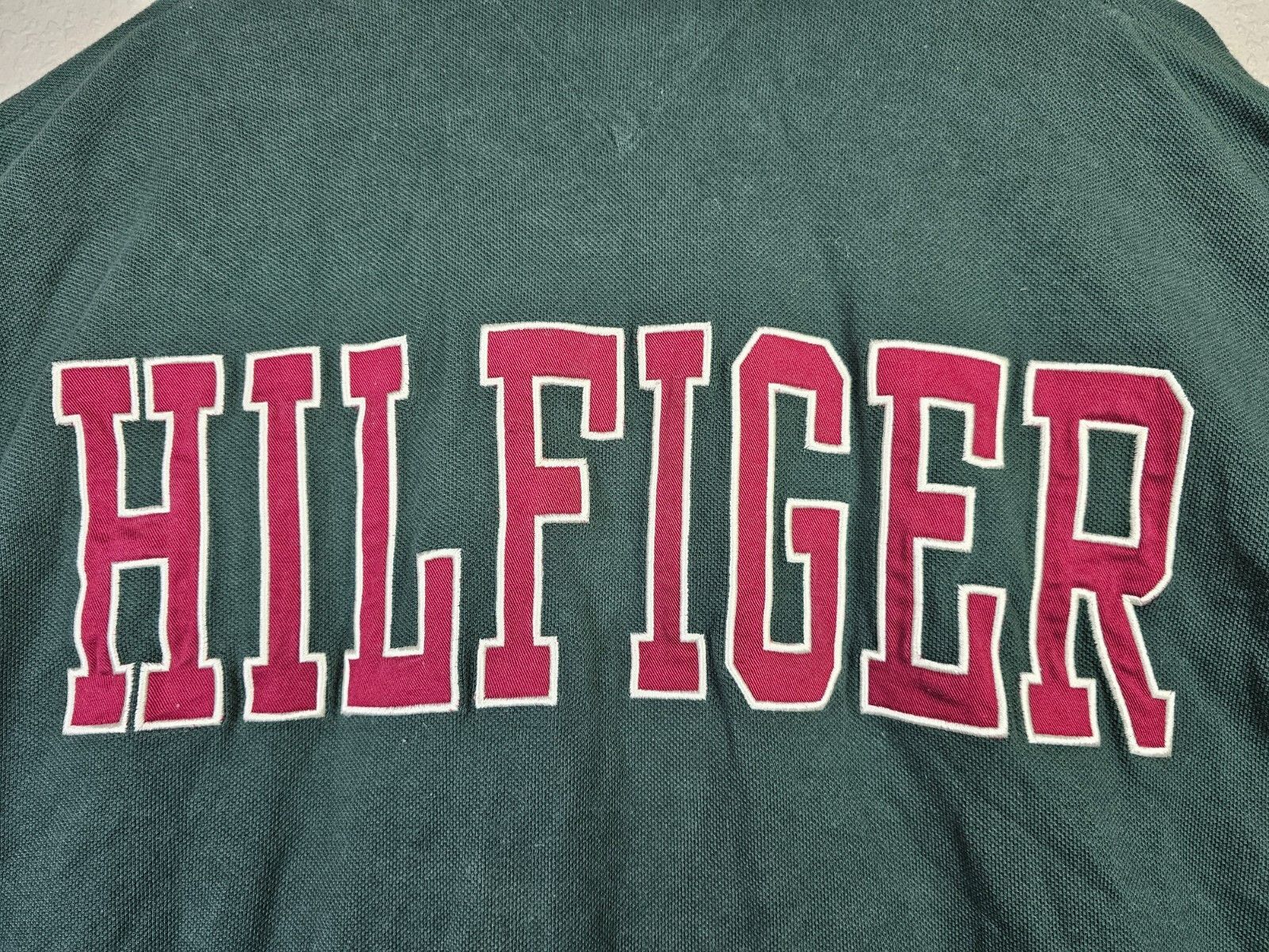 Tommy Hilfiger Vintage 90s Tommy Hilfiger Crest Spellout Rugby Shirt XXL Size US XXL / EU 58 / 5 - 6 Thumbnail
