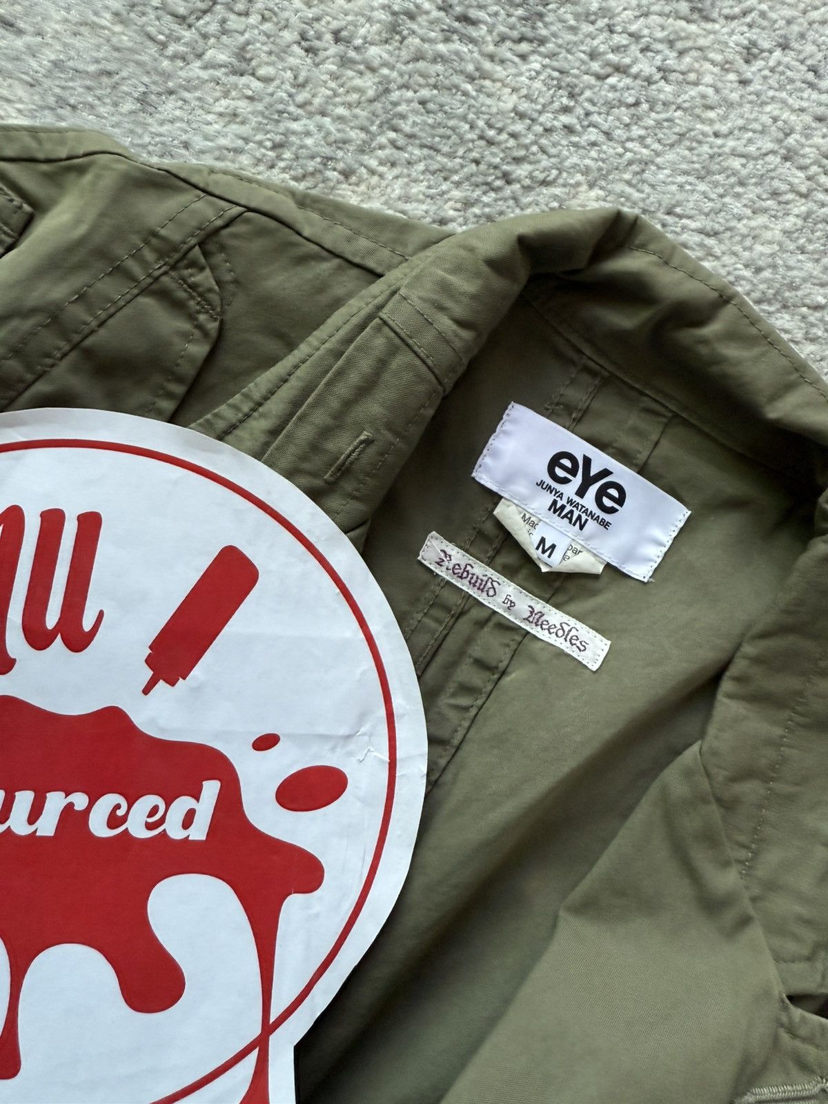 Junya Watanabe eYe Junya Watanabe Man x Needles Rebuild Oxford Jacket Size US M / EU 48-50 / 2 - 2 Thumbnail