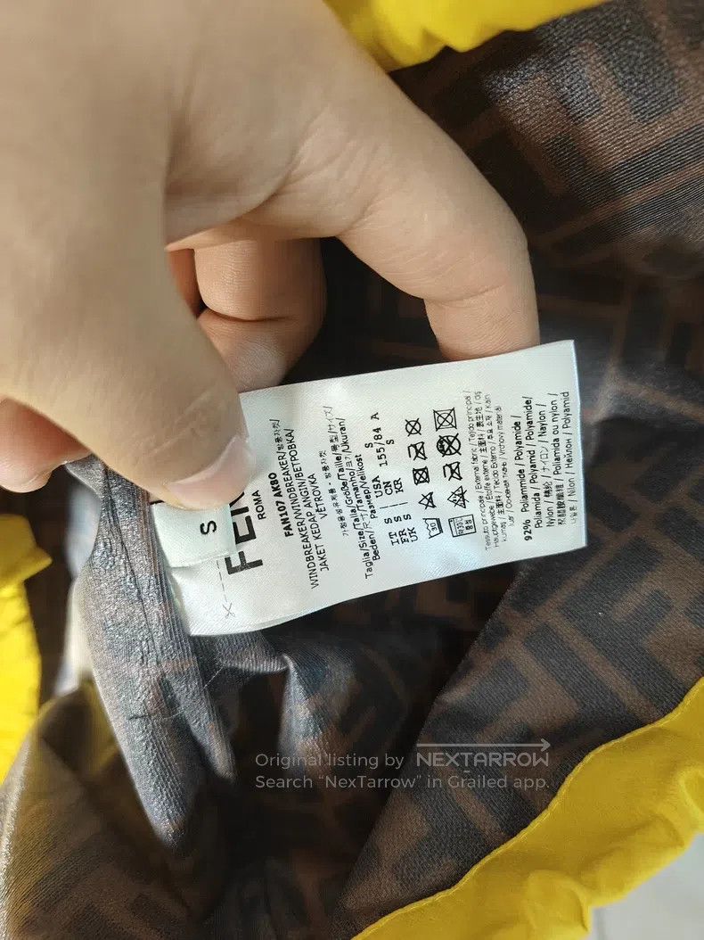 Fendi Fendi Lined Full Print Windbreaker Jacket Size S / US 4 / IT 40 - 6 Thumbnail