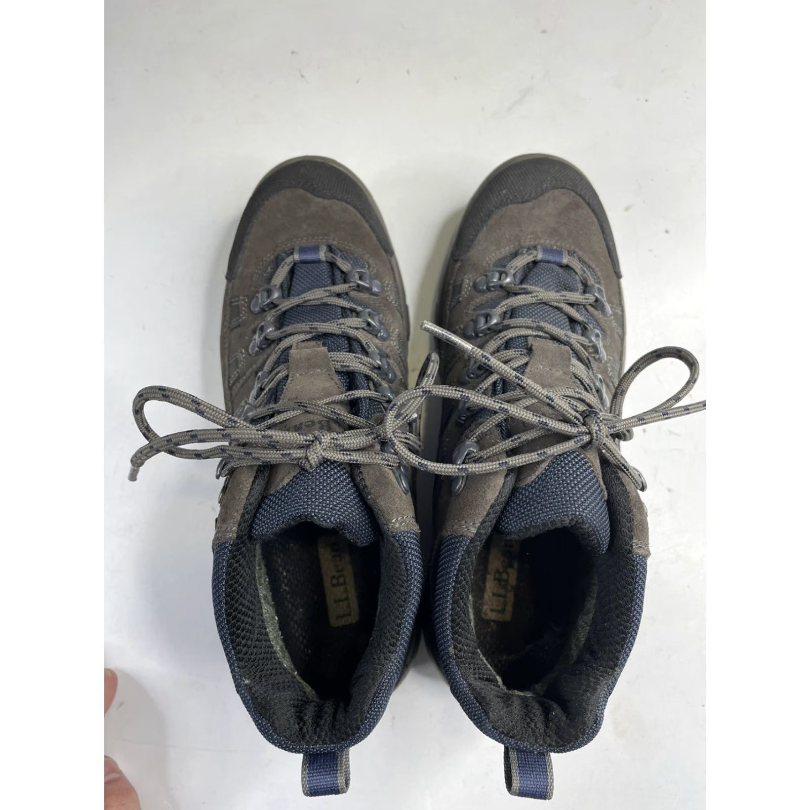 Vintage VINTAGE LL Bean Gore-Tex Boots Vibram Suede Hiking Boots Mens 8 M Gray Leather Rubber Outsole Suede Upper Pop Size US 8 / EU 41 - 7 Thumbnail
