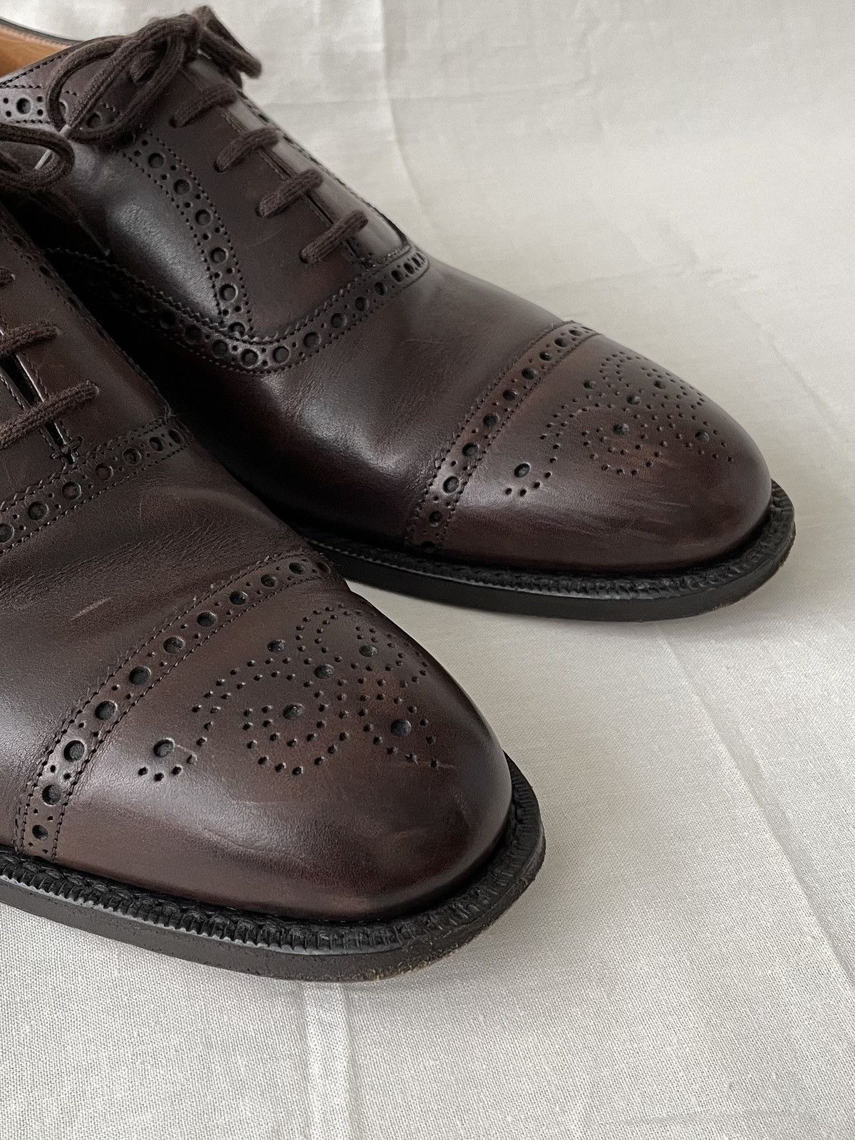 Church's Church's Diplomat Oxford Brogue Custom Grade Made in England Size US 10 / EU 43 - 3 Thumbnail