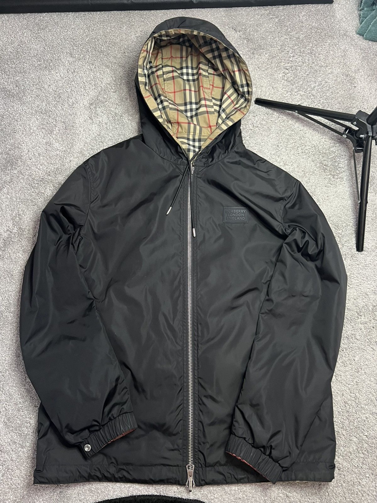 Burberry Burberry Reversible Vintage Check Hooded Jacket Size US S / EU 44-46 / 1 - 2 Thumbnail