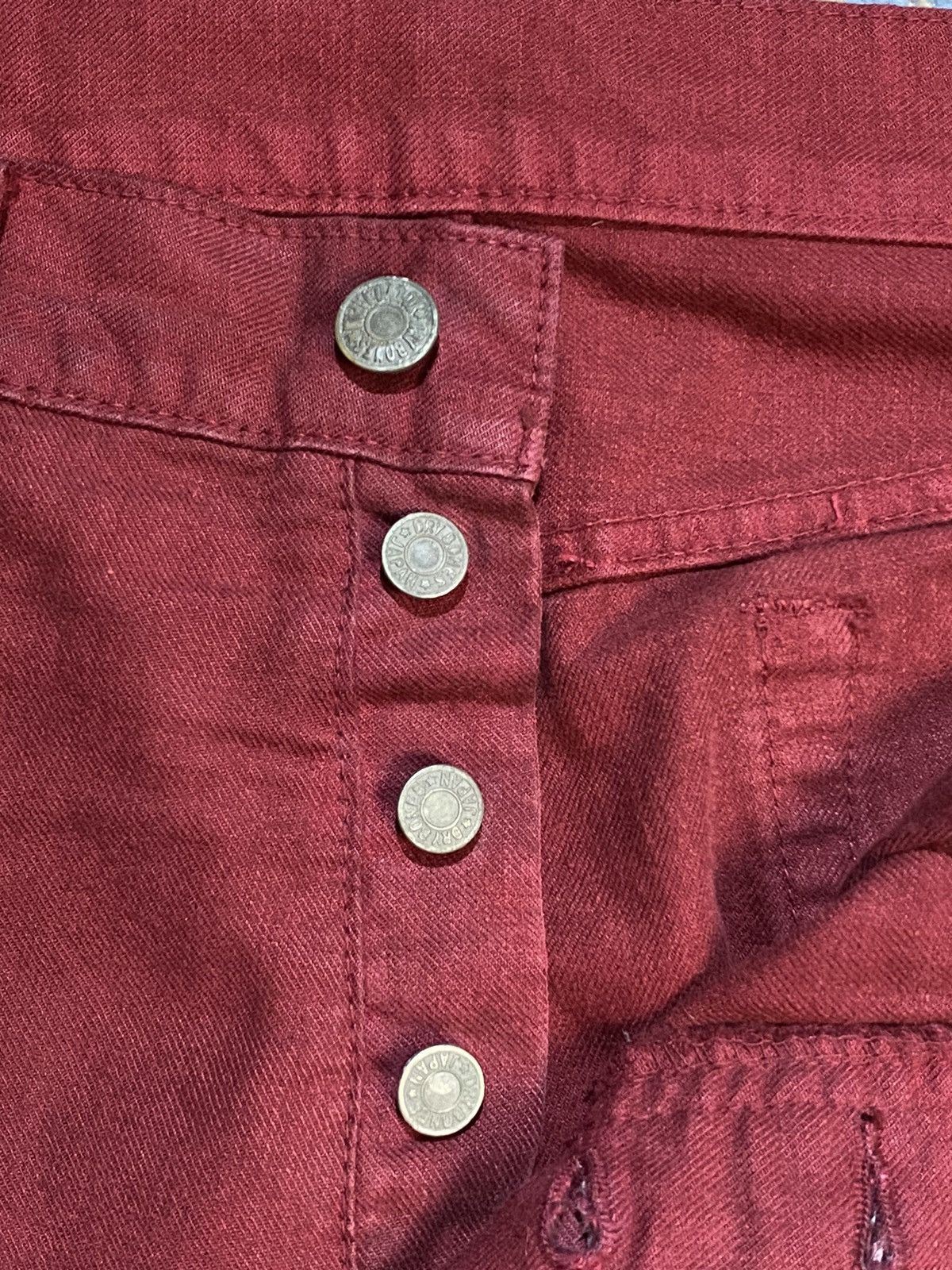 Dry Bones Vintage Dry Bones Tokyo Japan DP-273 Burgundy Red Jeans W30 Size US 30 / EU 46 - 6 Thumbnail