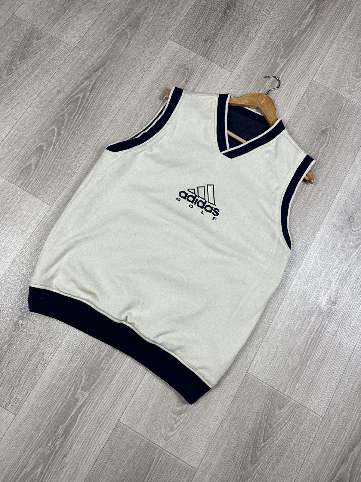 Adidas × Vintage Vintage 90s Adidas GOLF Double Sided Vest Size US M / EU 48-50 / 2 - 4 Thumbnail
