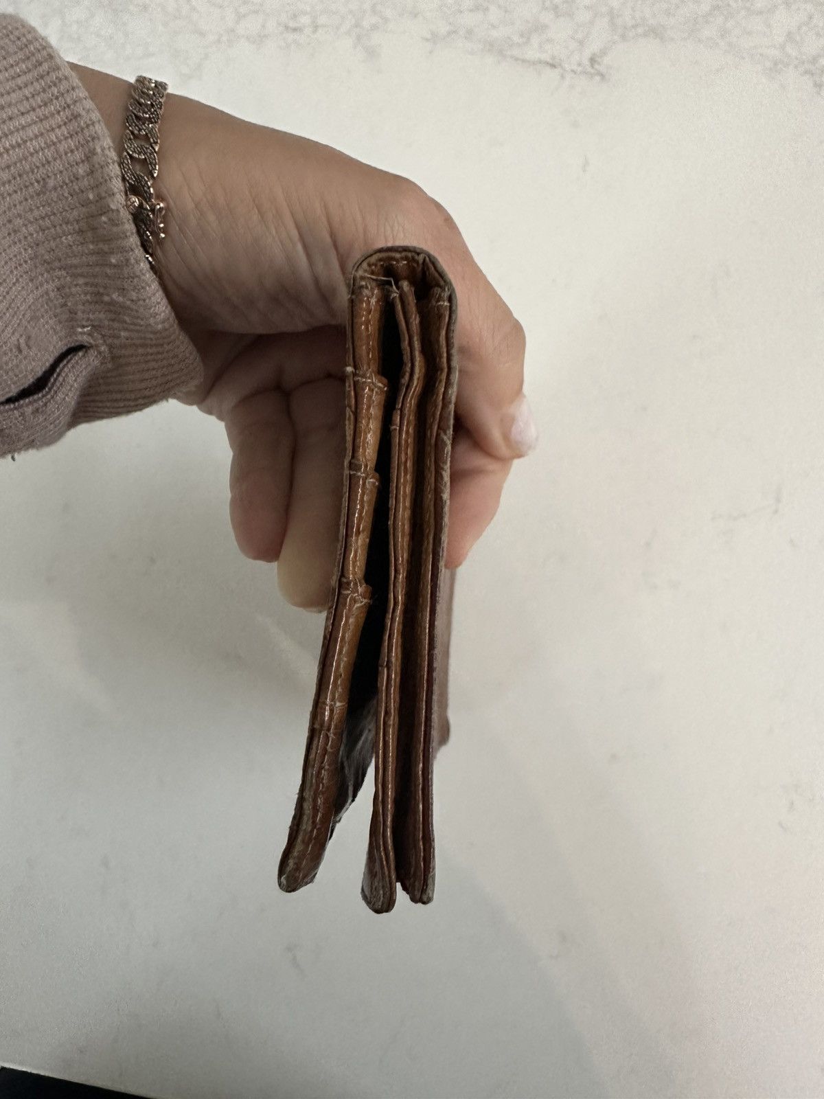 Other VINTAGE BROWN EEL SKIN LONG CHECKBOOK WALLET Size ONE SIZE - 9 Thumbnail