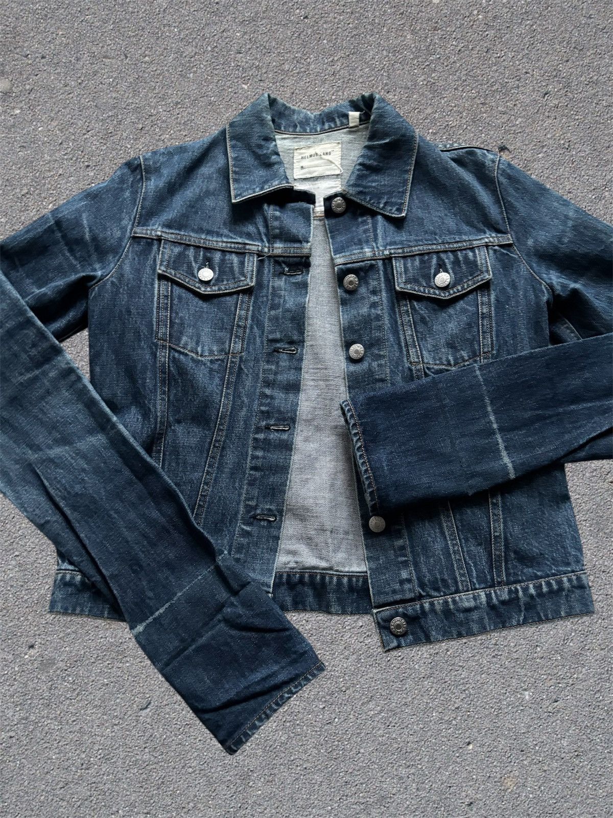 Helmut Lang Helmut Lang 1999 Oversleeved Denim jacket Size US XS / EU 42 / 0 - 4 Thumbnail