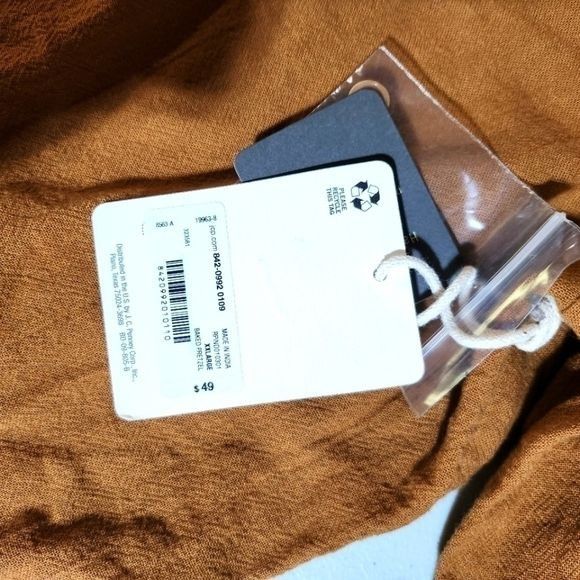 Designer a.n.a Copper Long Sleeve Pullover Unique Designed Sz. XXL Bl Size XXL / US 16-18 / IT 52-54 - 7 Thumbnail