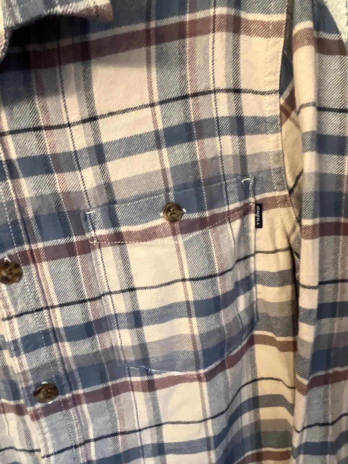 O'Neill O'Neill Mens button down flannel shirt size Medium NWT Size US M / EU 48-50 / 2 - 2 Thumbnail