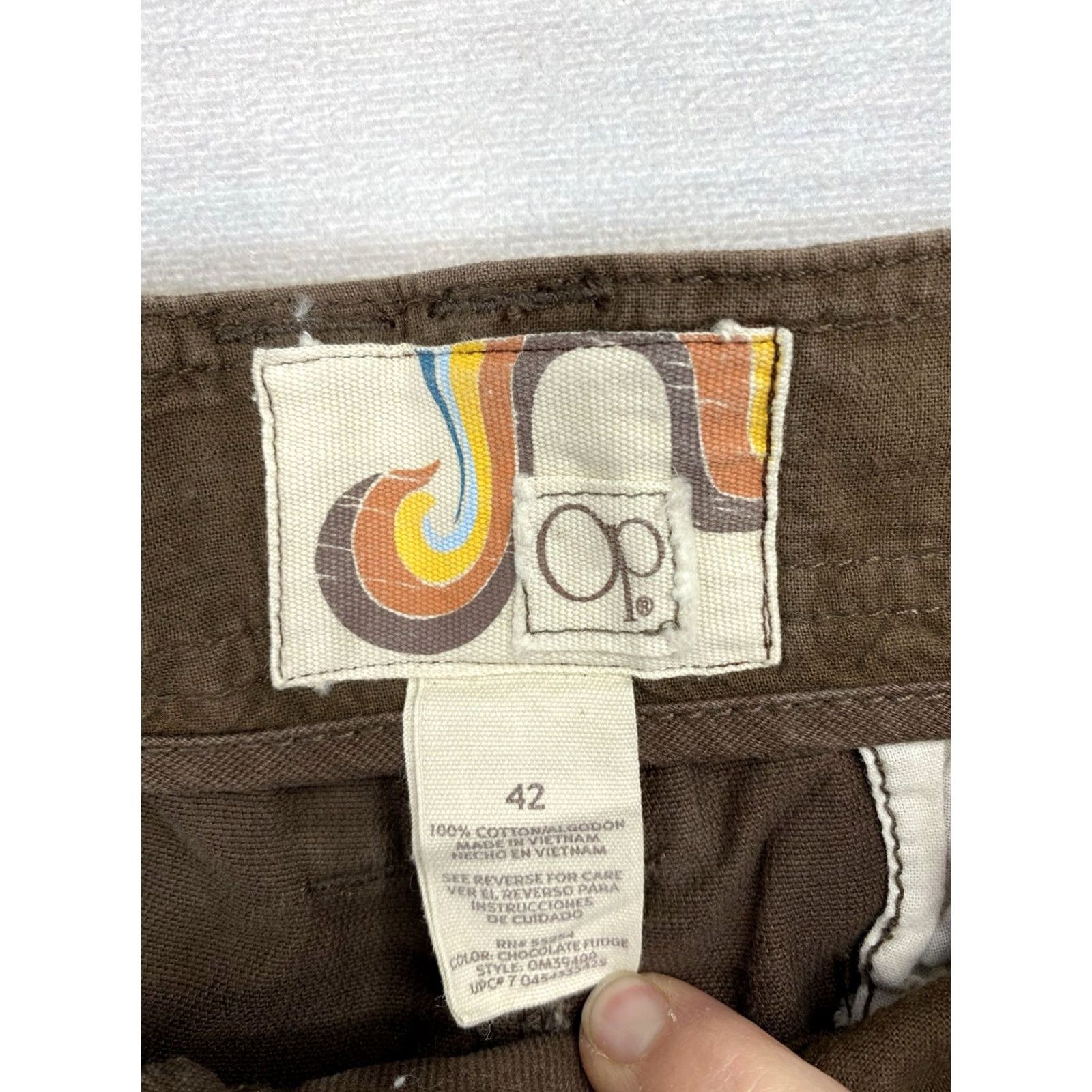 Ocean Pacific VINTAGE Ocean Pacific OP Utility Cargo Shorts Mens 42 Brown Beach 90s Size US 42 / EU 58 - 3 Thumbnail