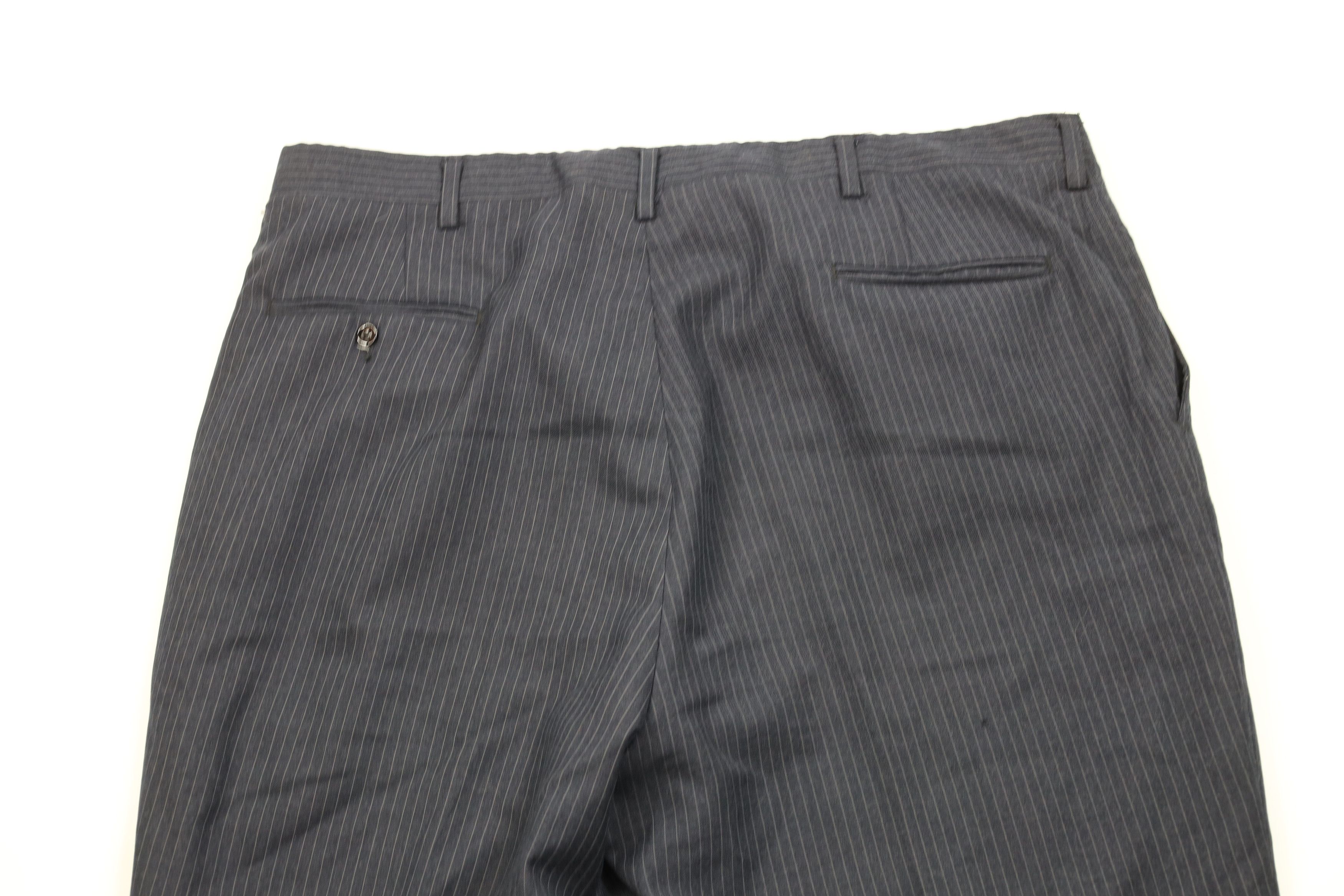 Vintage Vintage 70s Streetwear Pinstriped Bell Bottoms Chino Pants Size US 40 / EU 56 - 10 Thumbnail