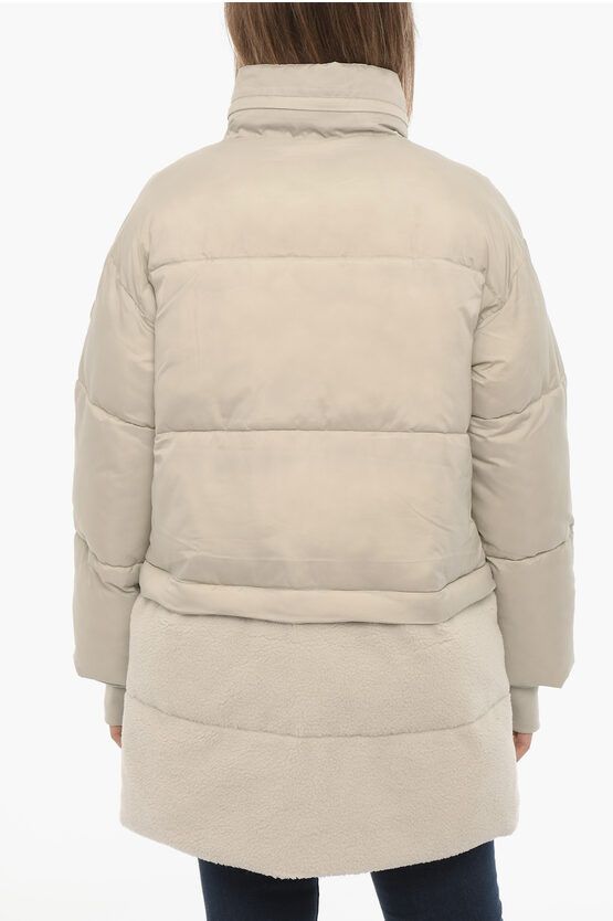 Ugg og1mm0824 Padded Annabeth Jacket with Faux Fur in Ivory Size S / US 4 / IT 40 - 2 Thumbnail