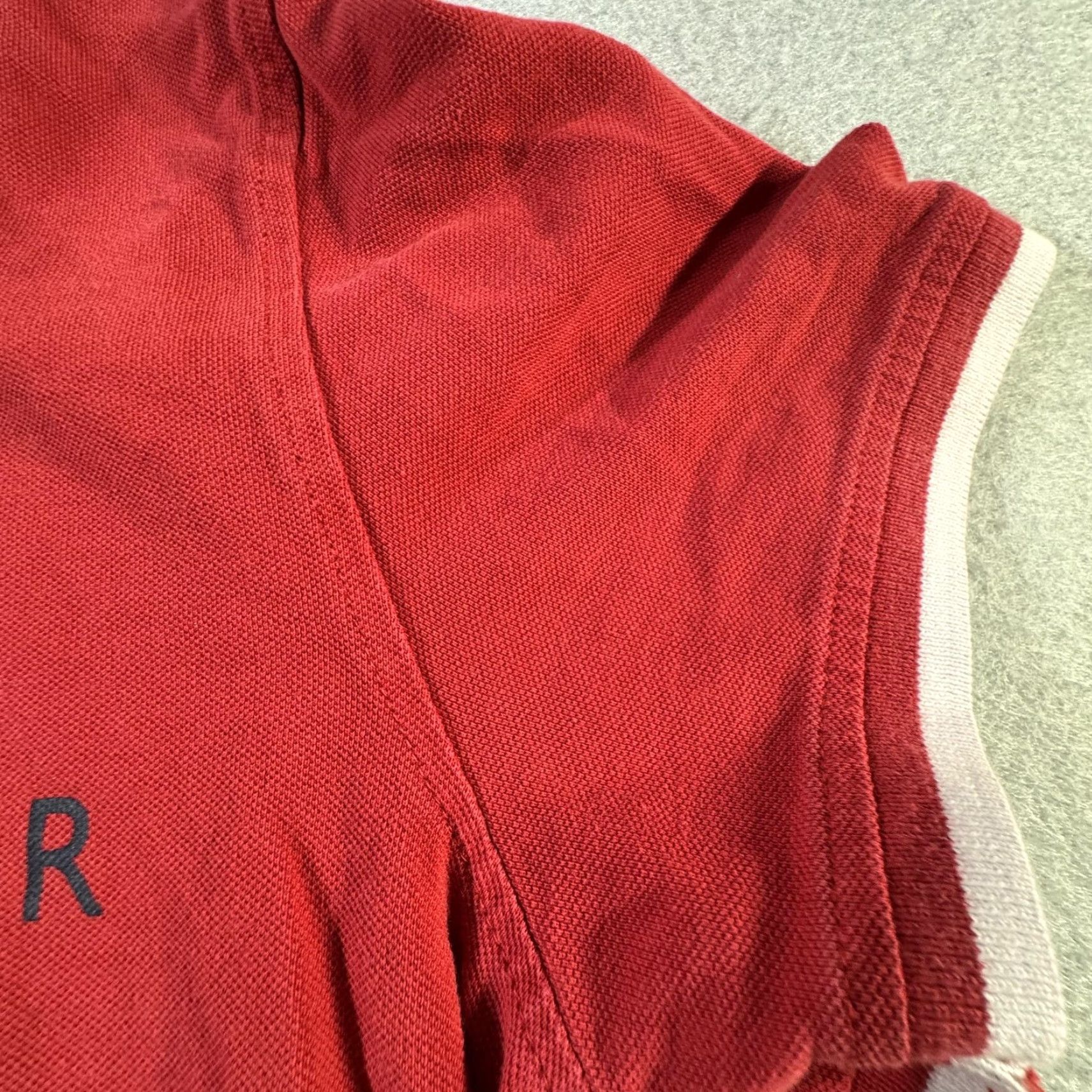 Tommy Hilfiger VINTAGE Tommy Hilfiger Polo Shirt Men Large Red Short Sleeve Casual Logo 90s Size US L / EU 52-54 / 3 - 5 Thumbnail