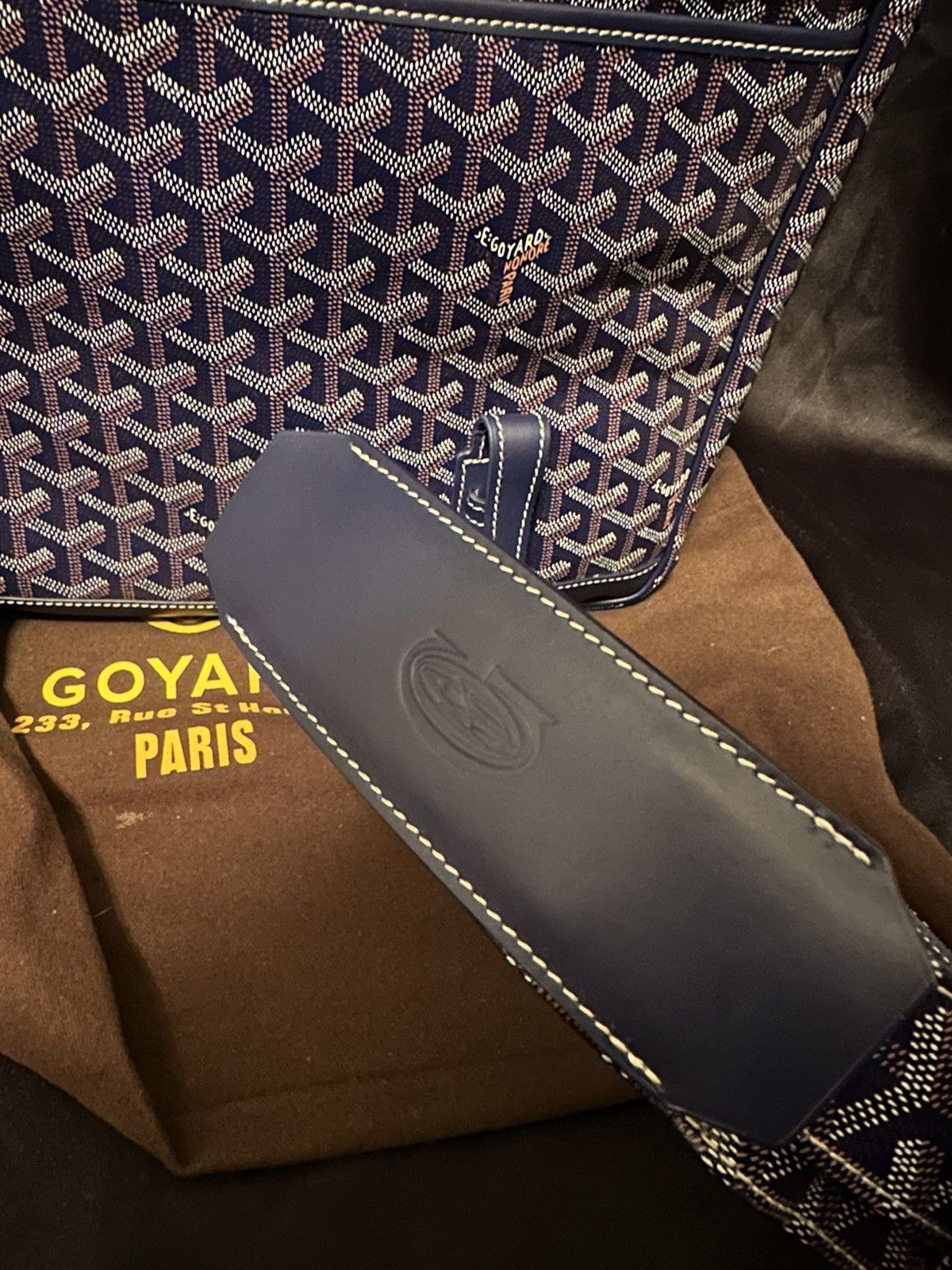 Goyard Grand Bleu GM Discotinued ‘Royal Blue/Navy’ Size ONE SIZE - 12 Thumbnail