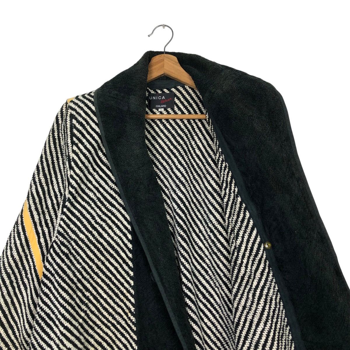 Vintage 📌Vintage Wool Jacket Herringbone Unica Finland Issey Miyake Size US L / EU 52-54 / 3 - 13 Thumbnail