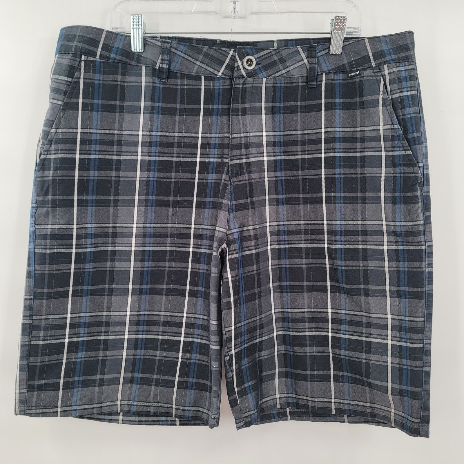 Hurley Hurley Men's Casual Shorts Size 38 Plaid Size US 38 / EU 54 - 4 Thumbnail