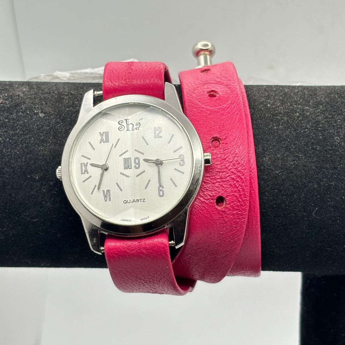 Other Silver & Pink Dual Wrap Watch Size ONE SIZE - 1 Thumbnail