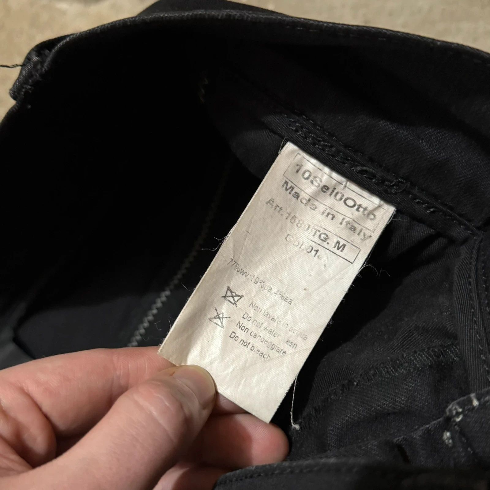 10sei0otto 10Sei0otto scar stitch distressed drop crotch denim Size US 34 / EU 50 - 7 Thumbnail