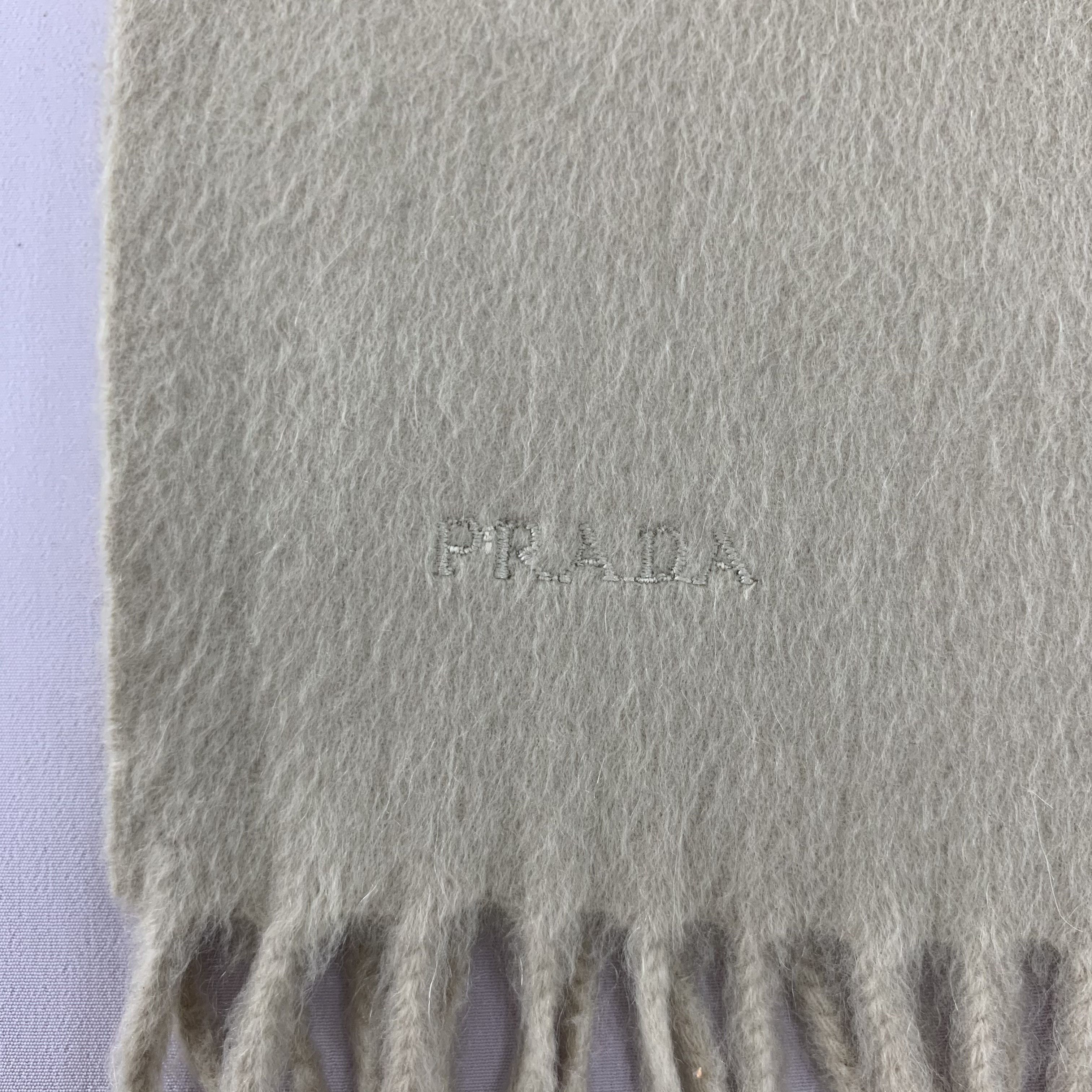 Prada Prada Scarf Wool Muffler Neck Wrap BL5175 Size ONE SIZE - 5 Thumbnail