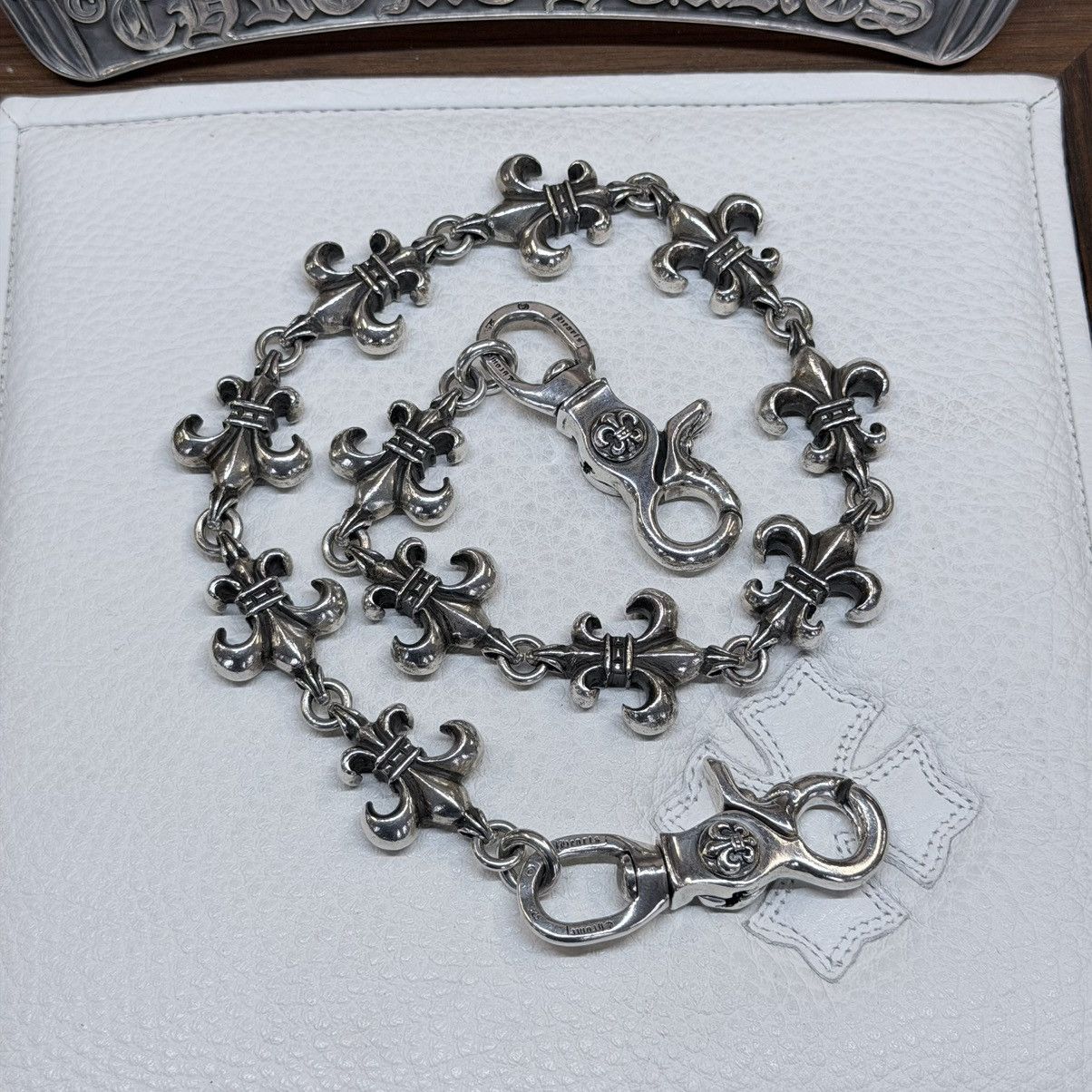 Chrome Hearts Chrome Hearts Heavy Fleur 11-Link Wallet Chain Size ONE SIZE - 1 Thumbnail