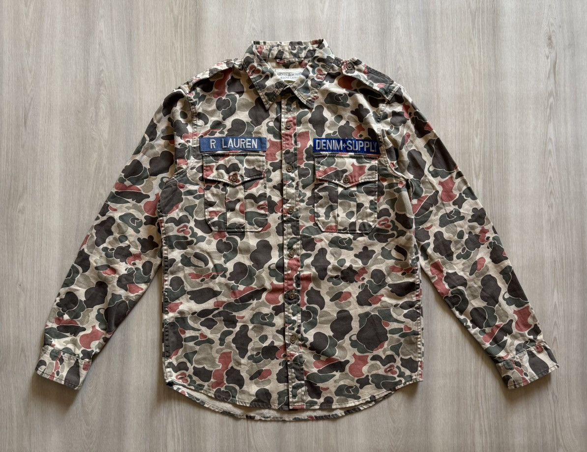 Polo Ralph Lauren Ralph Lauren Denim Supply USRL Duck Camo Patchwork Sz M Size US M / EU 48-50 / 2 - 1 Thumbnail