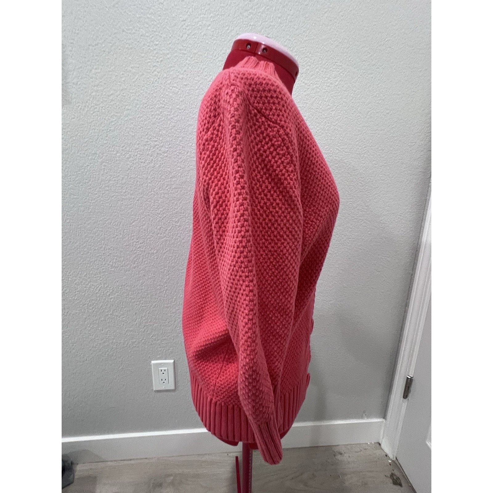 L.L. Bean LL Bean Chunky Knit Button Down Cozy Cardigan Size M / US 6-8 / IT 42-44 - 8 Thumbnail