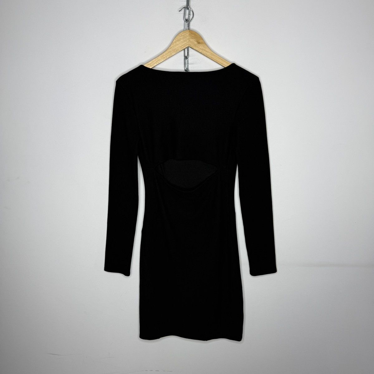 Helmut Lang Helmut Lang ladies avant-gard dress black Size L / US 10 / IT 46 - 8 Thumbnail