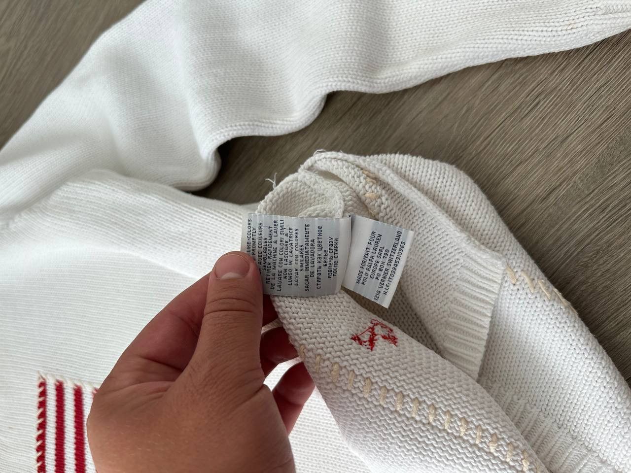 Polo Ralph Lauren Vintage Polo Ralph Lauren White USA Flag Sweater Size US S / EU 44-46 / 1 - 11 Thumbnail