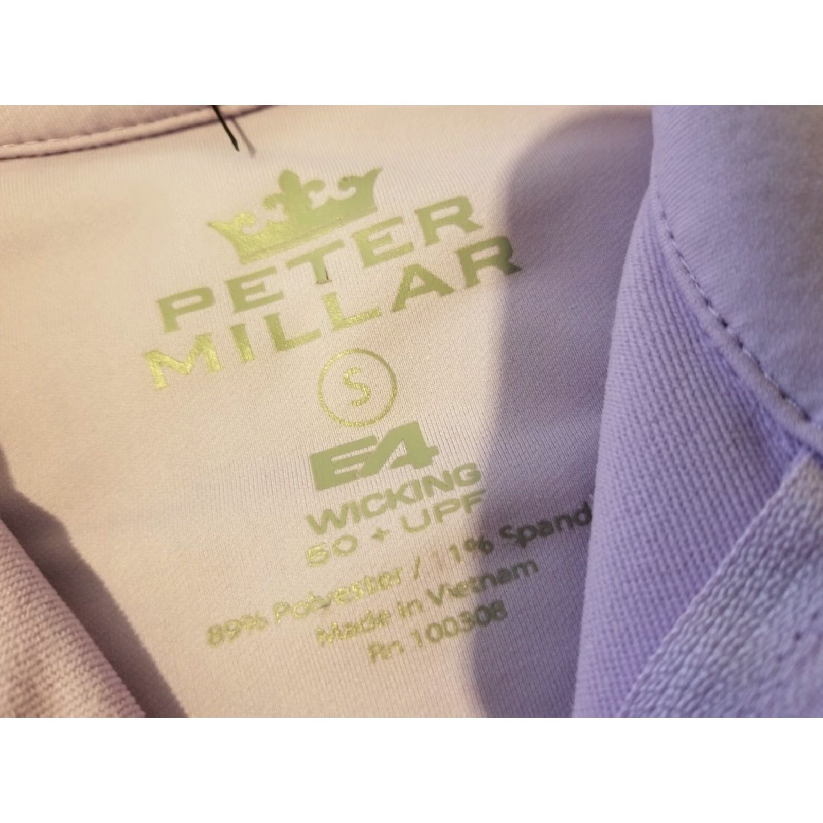 Peter Millar Womens Peter Millar Jacket S Purple Athletic Golf U.S Open Size S / US 4 / IT 40 - 4 Thumbnail