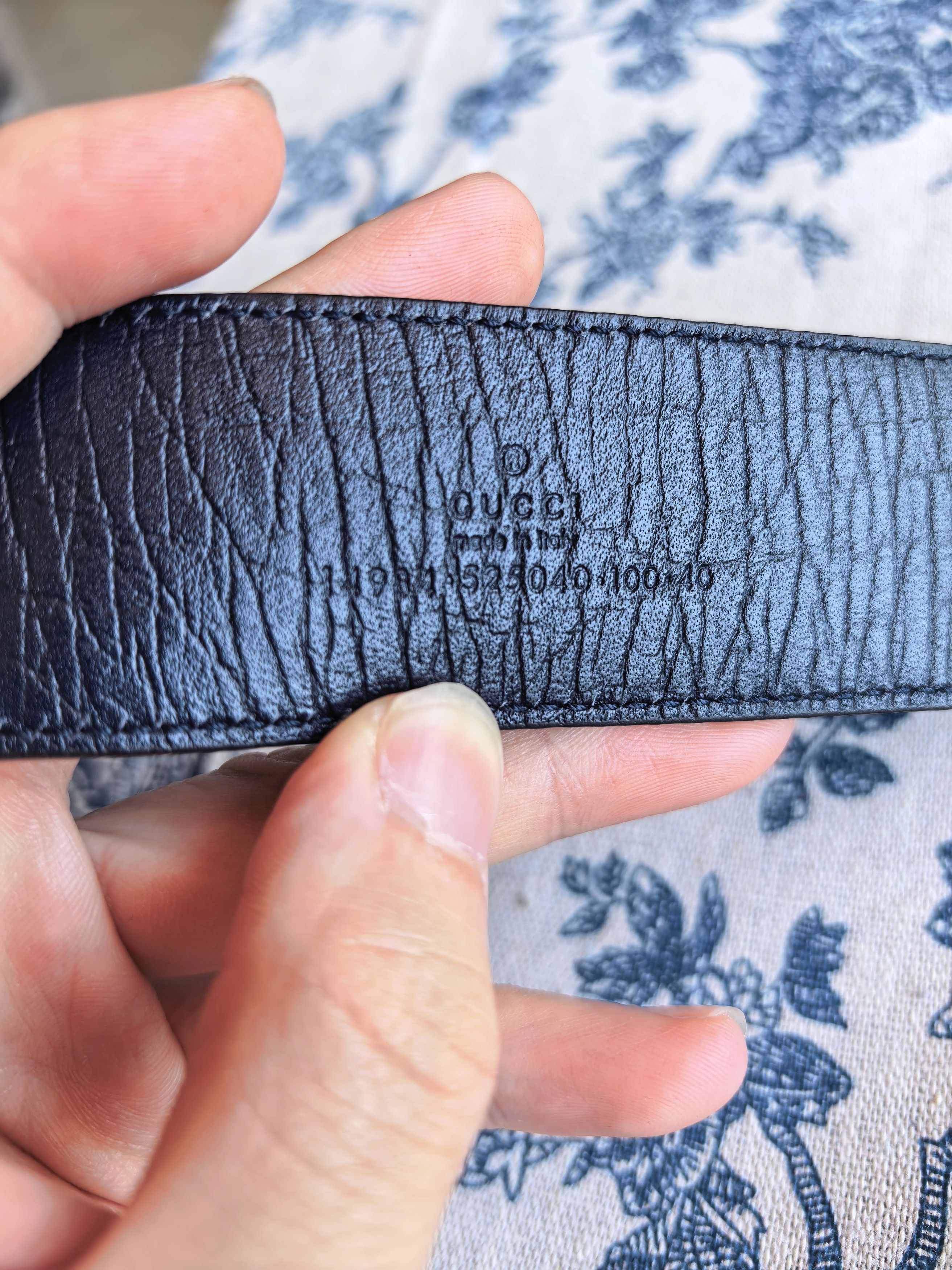 Gucci Gucci Classic GG Monogram Belt Near Mint Size 100 Size ONE SIZE - 4 Thumbnail