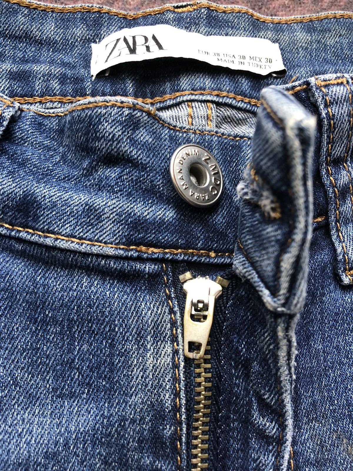 Zara *OG* Zara Premium Distressed Skinny Jeans Size US 30 / EU 46 - 9 Thumbnail