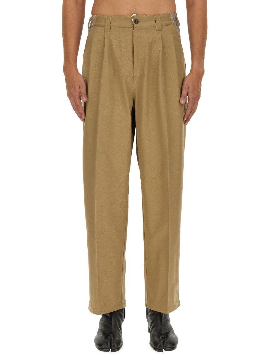 Maison Margiela MAISON MARGIELA WOOL PANTS - BEIGE (IT 44) Size US 44 / EU 60 - 1 Thumbnail